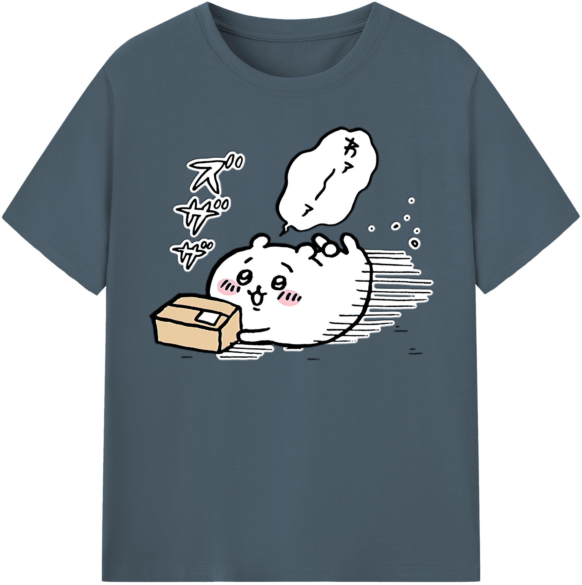 （画像用） ちいかわ ちいかわ Chii-kawa chiikawa 綿100％半袖Tシャツ（フロントプリント）